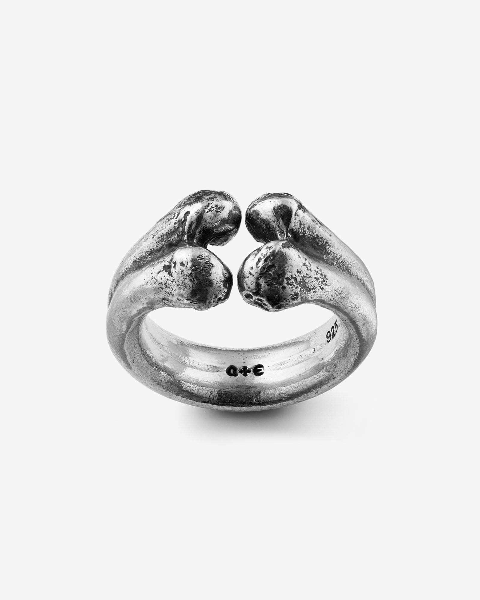 Schnauzer silver 925 dog ring- carved silver -dog lover dog lover enamelled  - My Silver pet ring dog hug : schnauzer gift engraved — GABBODESIGN